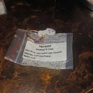 Light Tanzania/Rose Gold Plating